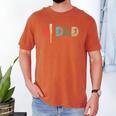 Number One Baseball Dad Father's Day Baseball Player Dad Premium Men's Comfort Colors T-Shirt Yam