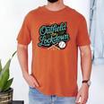 Outfield On Lockdown Baseball Defense Sports Men's Comfort Colors T-Shirt Yam