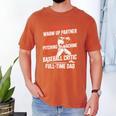 Part Time Warm Up Partner Pitching Baseball Full Time Dad Men's Comfort Colors T-Shirt Yam Part Time Warm Up Partner Pitching Baseball Full Time Dad Men's Comfort Colors T-Shirt Yam