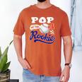 Pop Rookie Of Year 1st Birthday Baseball Theme Matching Men's Comfort Colors T-Shirt Yam Pop Rookie Of Year 1st Birthday Baseball Theme Matching Men's Comfort Colors T-Shirt Yam