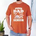 Proud Dad Class Of 2025 Graduation Senior Baseball Dad Men's Comfort Colors T-Shirt Yam
