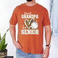 Proud Grandpa Of A 2026 Senior Baseball Graduation Leopard Men's Comfort Colors T-Shirt Yam Proud Grandpa Of A 2026 Senior Baseball Graduation Leopard Men's Comfort Colors T-Shirt Yam