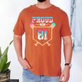 Proud Mom Baseball Player Number 81 Ice Cream Drip Men's Comfort Colors T-Shirt Yam Proud Mom Baseball Player Number 81 Ice Cream Drip Men's Comfort Colors T-Shirt Yam
