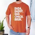 Retro Dada Daddy Dad Coach Bruh Baseball Dad Fathers Day Men Premium Men's Comfort Colors T-Shirt Yam Retro Dada Daddy Dad Coach Bruh Baseball Dad Fathers Day Men Premium Men's Comfort Colors T-Shirt Yam