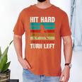 Retro Hit Hard Run Fast Turn Left Baseball Lover Men's Comfort Colors T-Shirt Yam Retro Hit Hard Run Fast Turn Left Baseball Lover Men's Comfort Colors T-Shirt Yam