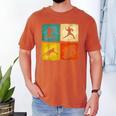 Retro Style Baseball Lover Playing Men Women Kids Baseball Men's Comfort Colors T-Shirt Yam Retro Style Baseball Lover Playing Men Women Kids Baseball Men's Comfort Colors T-Shirt Yam