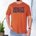 Schlitt Happens NY Bronx I Heart Baseball Apparel Men's Comfort Colors T-Shirt Yam