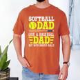 Sports For Softball And Baseball Dad Premium Men's Comfort Colors T-Shirt Yam Sports For Softball And Baseball Dad Premium Men's Comfort Colors T-Shirt Yam