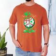 St Patrick Day Baseball Drip Ice Cream Kids Boys Men Men's Comfort Colors T-Shirt Yam