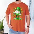 St Patrick Day Baseball Drip Ice Cream Baseball Men's Comfort Colors T-Shirt Yam St Patrick Day Baseball Drip Ice Cream Baseball Men's Comfort Colors T-Shirt Yam