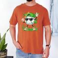 St Patrick Day Baseball Drip Ice Cream Baseball Player Men Men's Comfort Colors T-Shirt Yam St Patrick Day Baseball Drip Ice Cream Baseball Player Men Men's Comfort Colors T-Shirt Yam