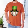 St Patricks Day Baseball Player Leprechaun Hat Men Boys Kids Men's Comfort Colors T-Shirt Yam St Patricks Day Baseball Player Leprechaun Hat Men Boys Kids Men's Comfort Colors T-Shirt Yam