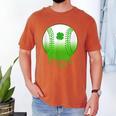 St Patricks Day Shamrock Baseball Irish Boys Kids Men Men's Comfort Colors T-Shirt Yam