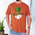 St Patricks Day Shamrock Baseball Saint Paddy's Kids Boys Men's Comfort Colors T-Shirt Yam