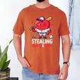 Stealing Hearts And Bases Baseball Player Valentine's Day Men's Comfort Colors T-Shirt Yam Stealing Hearts And Bases Baseball Player Valentine's Day Men's Comfort Colors T-Shirt Yam