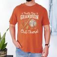That's My Grandson Out There Jersey Number 55 Baseball Men's Comfort Colors T-Shirt Yam That's My Grandson Out There Jersey Number 55 Baseball Men's Comfort Colors T-Shirt Yam