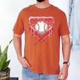 Valentines Baseball Boys Ice Cream Drip Heart Youth Kids Men's Comfort Colors T-Shirt Yam Valentines Baseball Boys Ice Cream Drip Heart Youth Kids Men's Comfort Colors T-Shirt Yam