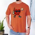 Valentines Day Baseball Red Heart Love Boys Kids Tee Men's Comfort Colors T-Shirt Yam Valentines Day Baseball Red Heart Love Boys Kids Tee Men's Comfort Colors T-Shirt Yam