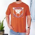 I Wear Purple For Alzheimers Awareness Baseball Heart Ribbon Men's Comfort Colors T-Shirt Yam I Wear Purple For Alzheimers Awareness Baseball Heart Ribbon Men's Comfort Colors T-Shirt Yam