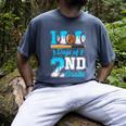 100 Days Of 2nd Grade Baseball 100th Day Of School Boys Kids Men's Comfort Colors T-Shirt Denim 100 Days Of 2nd Grade Baseball 100th Day Of School Boys Kids Men's Comfort Colors T-Shirt Denim