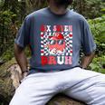 6 7 Bruh Six Seven Valentine Heart Baseball Men's Comfort Colors T-Shirt Denim