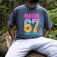 6 7 Mason Baseball Drip Men's Comfort Colors T-Shirt Denim 6 7 Mason Baseball Drip Men's Comfort Colors T-Shirt Denim