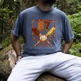 67 Baseball Drip Thanksgiving Six Seven Boys Teens Kids Men's Comfort Colors T-Shirt Denim