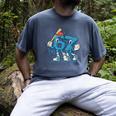 67 Six Seven 6-7 Italian Brainrot Kids Baseball Men's Comfort Colors T-Shirt Denim