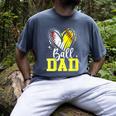 Ball Dad Softball Baseball Dad Fathers Day Men's Comfort Colors T-Shirt Denim Ball Dad Softball Baseball Dad Fathers Day Men's Comfort Colors T-Shirt Denim