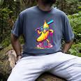Banana With Baseball Bat Street Baseball Drip Men's Comfort Colors T-Shirt Denim Banana With Baseball Bat Street Baseball Drip Men's Comfort Colors T-Shirt Denim