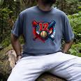 Baseball 12 Year Old Splash Drip 12th Birthday Boy Number 12 Men's Comfort Colors T-Shirt Denim Baseball 12 Year Old Splash Drip 12th Birthday Boy Number 12 Men's Comfort Colors T-Shirt Denim