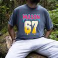 Baseball 6 7 Ice Cream Drip Number 67 Six Seven Meme Men's Comfort Colors T-Shirt Denim Baseball 6 7 Ice Cream Drip Number 67 Six Seven Meme Men's Comfort Colors T-Shirt Denim