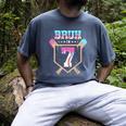 Baseball 7 Year Old Ice Cream Drip 7th Birthday Boys Player Men's Comfort Colors T-Shirt Denim