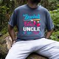 Baseball Or Bows Uncle Loves You Gender Reveal Men's Comfort Colors T-Shirt Denim Baseball Or Bows Uncle Loves You Gender Reveal Men's Comfort Colors T-Shirt Denim