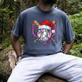 Baseball Christmas Santa Hat Baseball Christmas Drip Men's Comfort Colors T-Shirt Denim Baseball Christmas Santa Hat Baseball Christmas Drip Men's Comfort Colors T-Shirt Denim