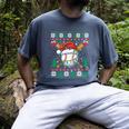 Baseball Christmas Ugly Sweater Santa Sport Men Kids Men's Comfort Colors T-Shirt Denim