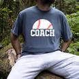 Baseball Coach Little League Baseball Dad Athletic Sports Premium Men's Comfort Colors T-Shirt Denim