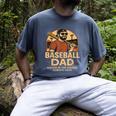 Baseball Dad – Always In The Stands Always Loud Retro Men's Comfort Colors T-Shirt Denim