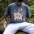 Baseball Dad American USA Flag Dada Men Baseball Fathers Day Men's Comfort Colors T-Shirt Denim Baseball Dad American USA Flag Dada Men Baseball Fathers Day Men's Comfort Colors T-Shirt Denim