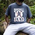 Baseball Dad Apparel Dad Baseball Father's Day Men's Comfort Colors T-Shirt Denim