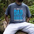Baseball Dad Coach Father's Day Raglan Baseball Tee Men's Comfort Colors T-Shirt Denim Baseball Dad Coach Father's Day Raglan Baseball Tee Men's Comfort Colors T-Shirt Denim