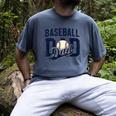 Baseball Dad Daddy Papa Men's Comfort Colors T-Shirt Denim Baseball Dad Daddy Papa Men's Comfort Colors T-Shirt Denim