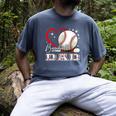 Baseball Dad Family Matching Cute Baseball Lover Men's Comfort Colors T-Shirt Denim