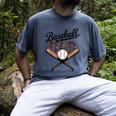 Baseball Dad For Father's Day Game Day Celebration Men's Comfort Colors T-Shirt Denim Baseball Dad For Father's Day Game Day Celebration Men's Comfort Colors T-Shirt Denim