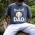 Baseball Dad Happy Fathers Day For Men Boys Men's Comfort Colors T-Shirt Denim