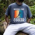 Baseball Dad Baseball Lover Father's Day Men's Comfort Colors T-Shirt Denim