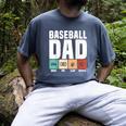 Baseball Dad Proud Little Slugger Father Humor Men's Comfort Colors T-Shirt Denim Baseball Dad Proud Little Slugger Father Humor Men's Comfort Colors T-Shirt Denim