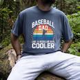 Baseball Dad Like a Regular Dad But Cooler Raglan Baseball Tee Men's Comfort Colors T-Shirt Denim