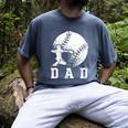 Baseball Dad Softball Daddy Sports Lovers Father's Day Premium Men's Comfort Colors T-Shirt Denim Baseball Dad Softball Daddy Sports Lovers Father's Day Premium Men's Comfort Colors T-Shirt Denim