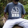 Baseball Dad Softball Game Rookie Dad Baseball Men's Comfort Colors T-Shirt Denim